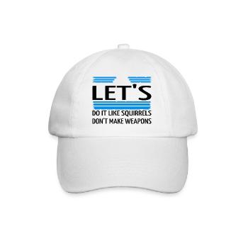 blagues cool géniales paix pour paris dictons hippie - Casquette classique - blanc/blanc - Devant
