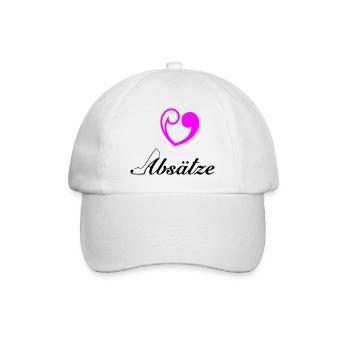 Absätze - Baseballkappe - Weiß/Weiß - Vorne