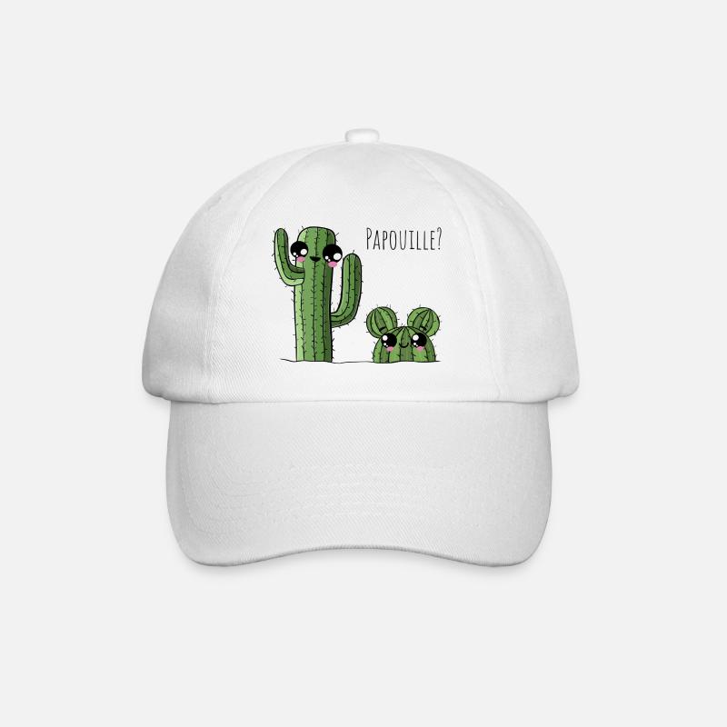 Cactus papouille - Casquette classique - blanc/blanc