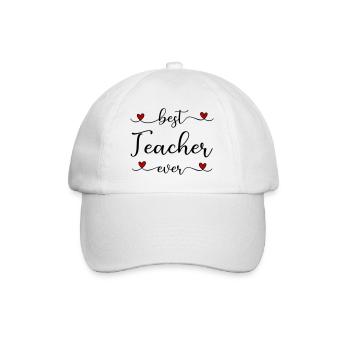 Enseignant - Casquette classique - blanc/blanc - Devant