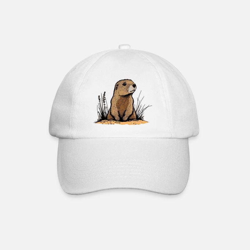 Marmotte - Casquette classique - blanc/blanc