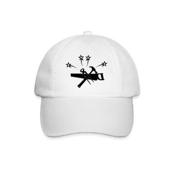 Pince pour scie à percussion quatre étoiles - Casquette classique - blanc/blanc - Devant