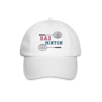 Badminton Player Sport Badminton I Gift - Baseball Cap - white/white - Front