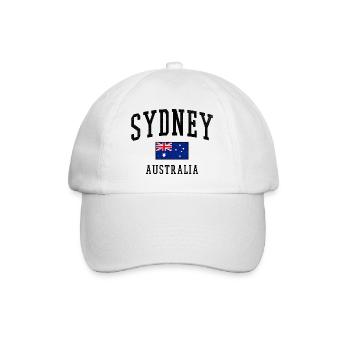 Sydney Australie Drapeau Conception des villes - Casquette classique - blanc/blanc - Devant