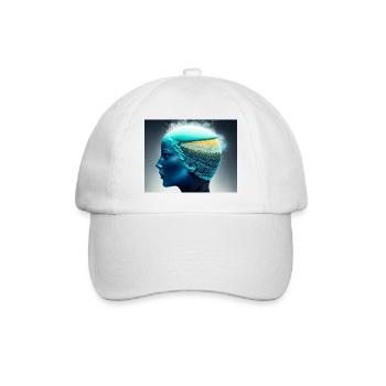 Ice Head - Baseball Cap - white/white - Front
