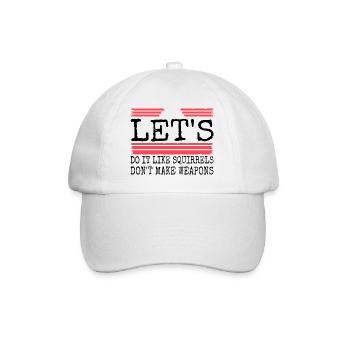 Mammal Birthday Present Awareness - Baseball Cap - white/white - Front