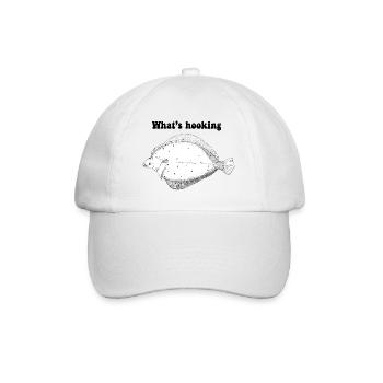 Whats Hooking - Baseball Cap - white/white - Front