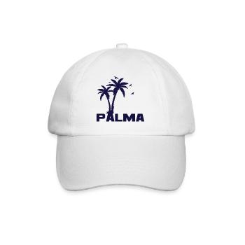 Palma de Mallorca Palm Trees Spain Holidays - Baseball Cap - white/white - Front