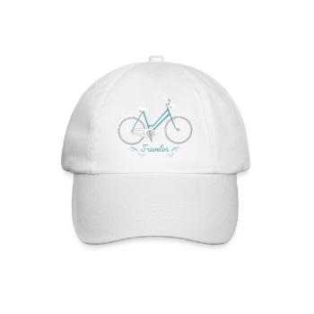 Fahrrad - Baseballkappe - Weiß/Weiß - Vorne