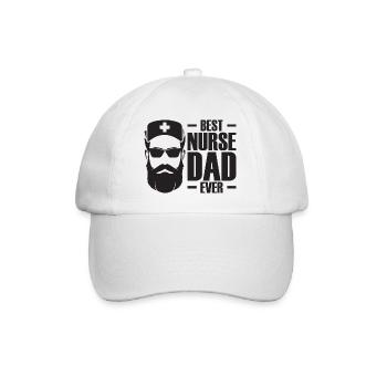 Meilleur père infirmier de tous les temps - Infirmière soignante - Casquette classique - blanc/blanc - Devant