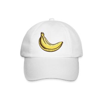 Illustration banane - Casquette classique - blanc/blanc - Devant