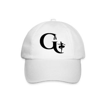 Letter g ballerina - Baseball Cap - white/white - Front