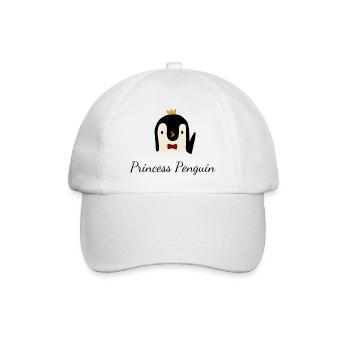 Pingouin Princesse Cadeau Mignon Mignon Design Enfants - Casquette classique - blanc/blanc - Devant