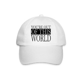 planètes présentes idée génial dictons citation drôle - Casquette classique - blanc/blanc - Devant