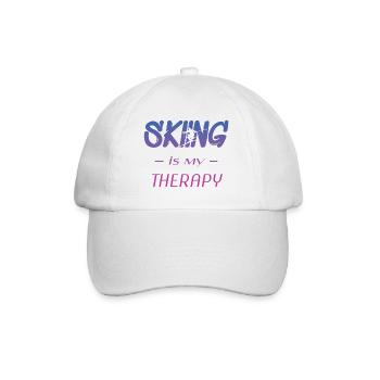 skifahren - Baseballkappe - Weiß/Weiß - Vorne