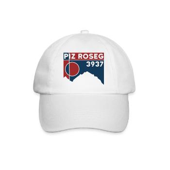 Piz Roseg Ski Tour, Alpine Tour, Hike Bernina - Baseball Cap - white/white - Front