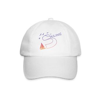 Sailing Segeln - Baseballkappe - Weiß/Weiß - Vorne