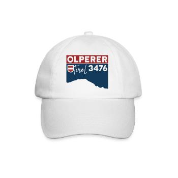 Olperer Crossing High Tour Souvenirs Tyrol - Baseball Cap - white/white - Front