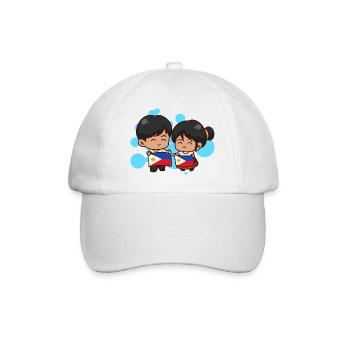 Philippines drapeau philippin fierté je cadeau - Casquette classique - blanc/blanc - Devant