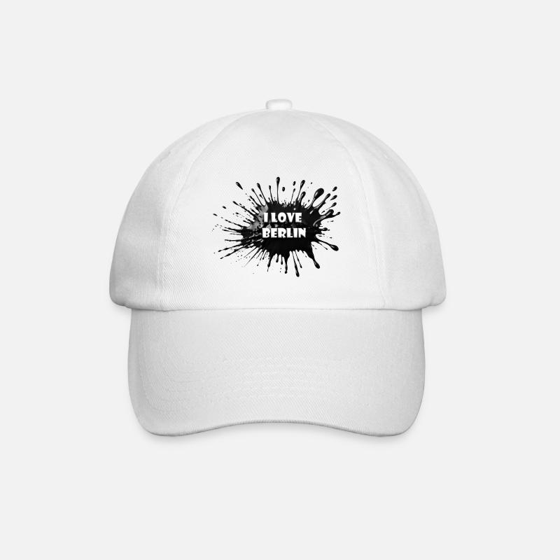 I LOVE BERLIN - Baseballkappe - Weiß/Weiß