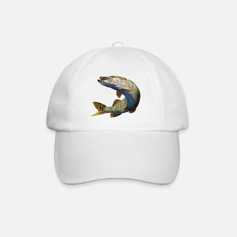 Brochet - Casquette classique - blanc/blanc