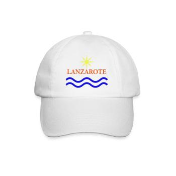 LANZAROTE-Iles Canaries-Espagne - Casquette classique - blanc/blanc - Devant