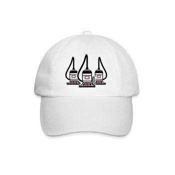 Vacuum Cleaner Symbol Cleaning - Baseball Cap - white/white - Front