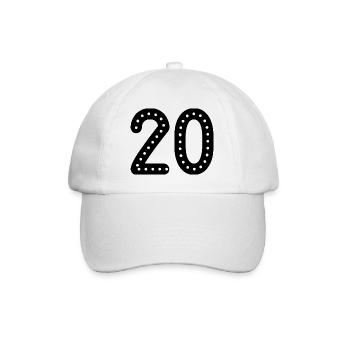 20. 20 YEARS. 20th ANNIVERSARY. 20TH ANNIVERSARY. - Baseball Cap - white/white - Front