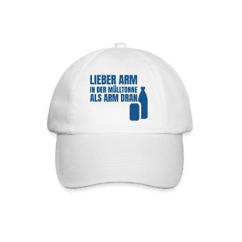 Sarcasme de collectionneur de gages : t-shirt de parole drôle - Casquette classique - blanc/blanc - Devant