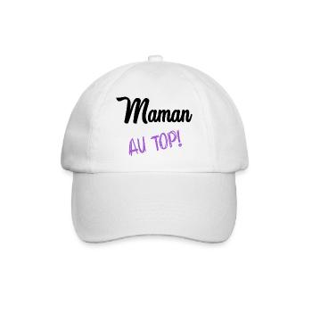 MAMAN. FÊTE DES MÈRES - Casquette classique - blanc/blanc - Devant
