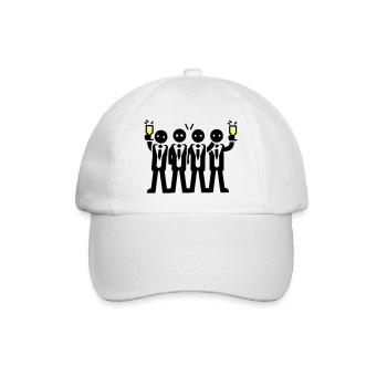 Bachelor Groom Team Bachelors - Casquette classique - blanc/blanc - Devant
