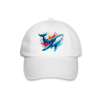 Baleine - Casquette classique - blanc/blanc - Devant