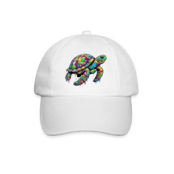 Turtle - Baseball Cap - white/white - Front