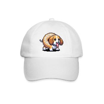 Beagle Bagel - Casquette classique - blanc/blanc - Devant