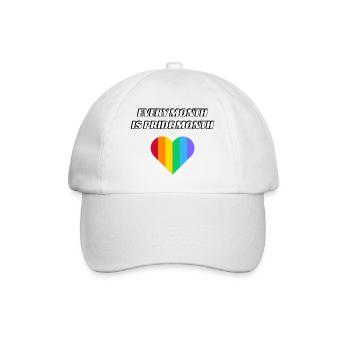 Chaque mois est le mois de la fierté - Casquette classique - blanc/blanc - Devant