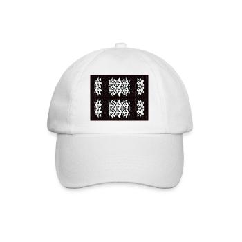 unique trends - Baseball Cap - white/white - Front