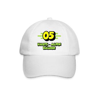 Hochalpiner Nörgler - Baseballkappe - Weiß/Weiß - Vorne