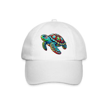 Turtle - Baseball Cap - white/white - Front