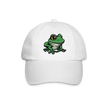 frog - Baseball Cap - white/white - Front