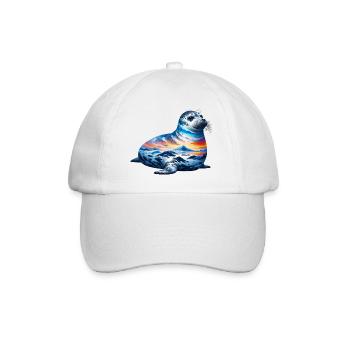 Seal - Baseball Cap - white/white - Front