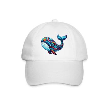 Baleine - Casquette classique - blanc/blanc - Devant