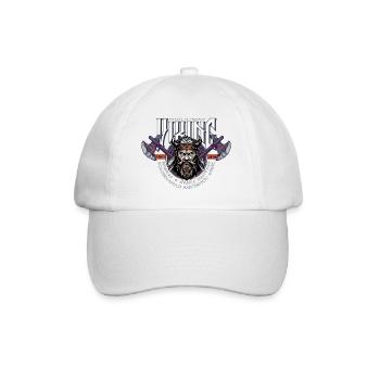 VIKING, VICTORY OR VALHALLA! - Casquette classique - blanc/blanc - Devant