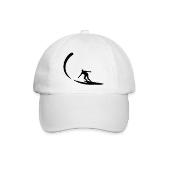 Surf Planche de surf Surfeur Sports nautiques - Casquette classique - blanc/blanc - Devant