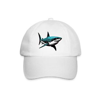Hai - Baseballkappe - Weiß/Weiß - Vorne