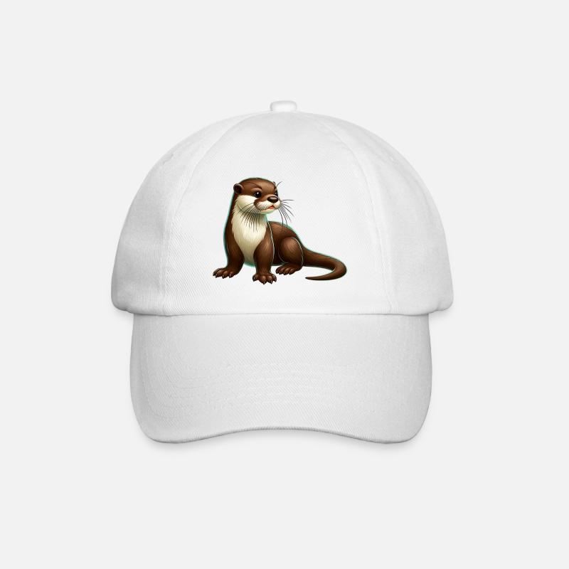 Loutre - Casquette classique - blanc/blanc
