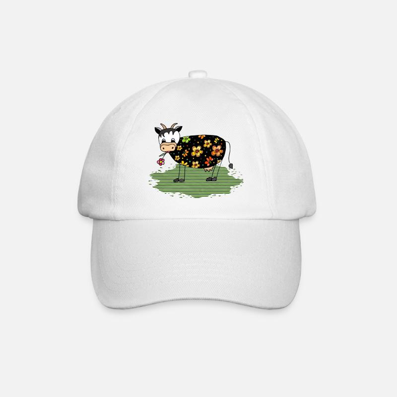 Vache - Casquette classique - blanc/blanc