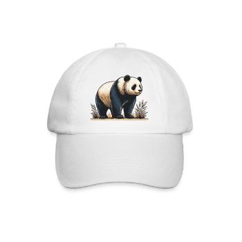 Panda - Casquette classique - blanc/blanc - Devant