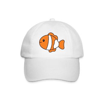 Tropical Clownfish - Baseball Cap - white/white - Front