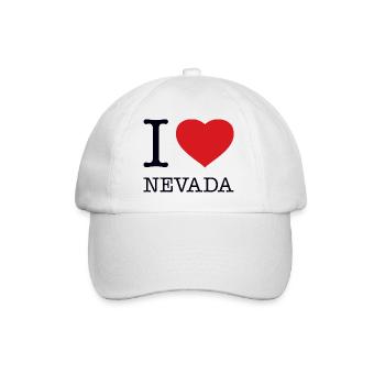J’ADORE LE NEVADA - Casquette classique - blanc/blanc - Devant