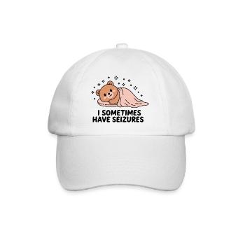 Ertragen Sie das Bewusstsein für Anfälle - Baseballkappe - Weiß/Weiß - Vorne